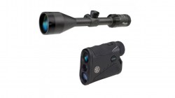 Sig Sauer Hunter Value Pack - WHISKEY3 3-9x50mm Standard Duplex Riflescope KILO1250 Digital Laser Rangefinder